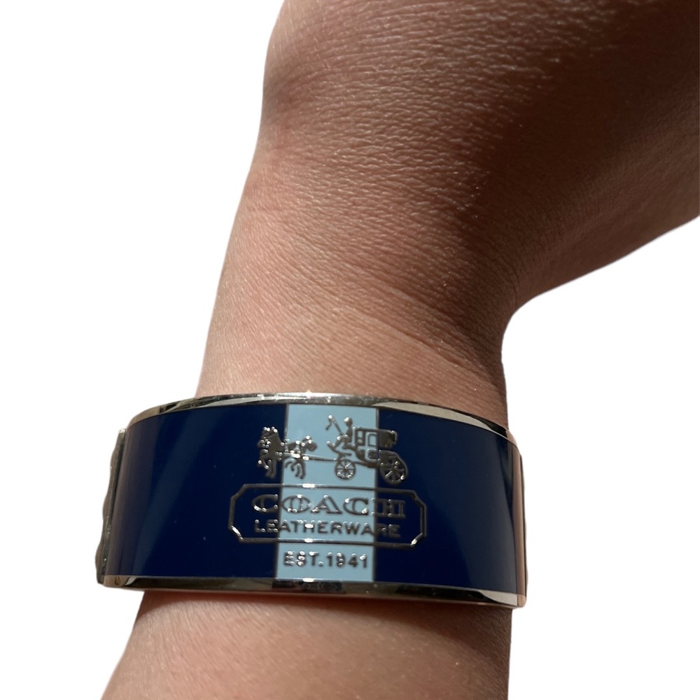 Coach Navy Blue Bangle